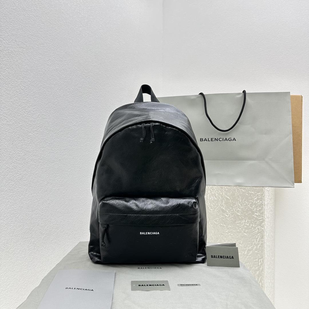 Balenciaga Explorer Backpack In Black (34.8x47x19.8cm) - FashionPlug