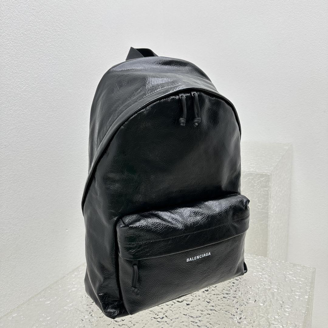 Balenciaga Explorer Backpack In Black (34.8x47x19.8cm) - FashionPlug