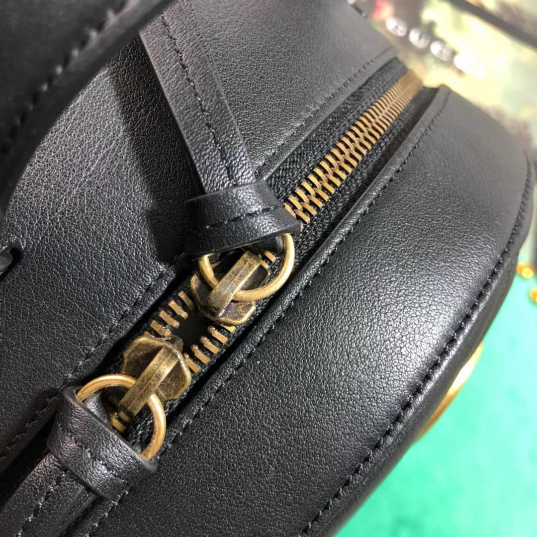 Gucci GG Marmont Leather Backpack (22-5-26cm)   476671 - FashionPlug