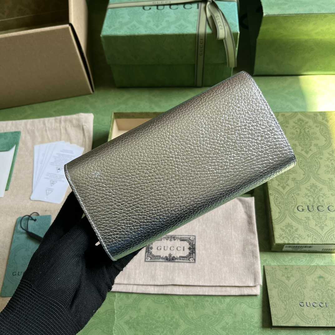 Gucci GG Marmont Continental Wallet  - FashionPlug