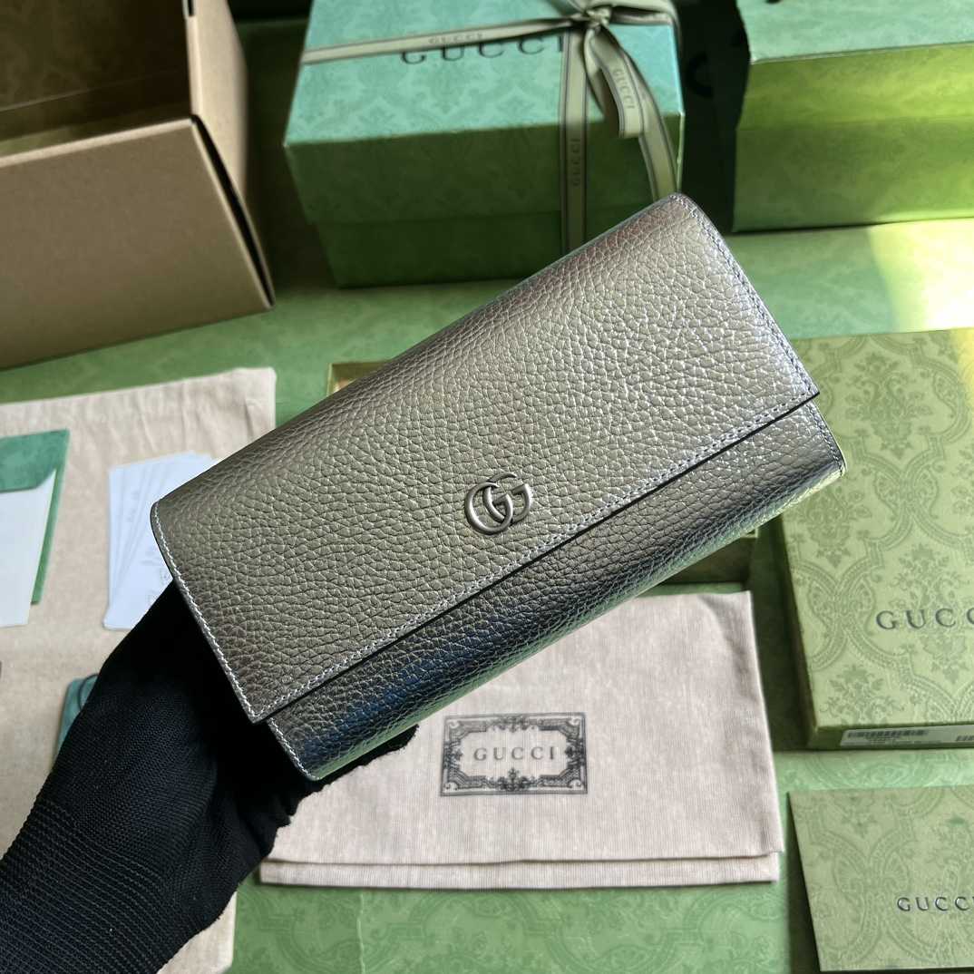 Gucci GG Marmont Continental Wallet  - FashionPlug