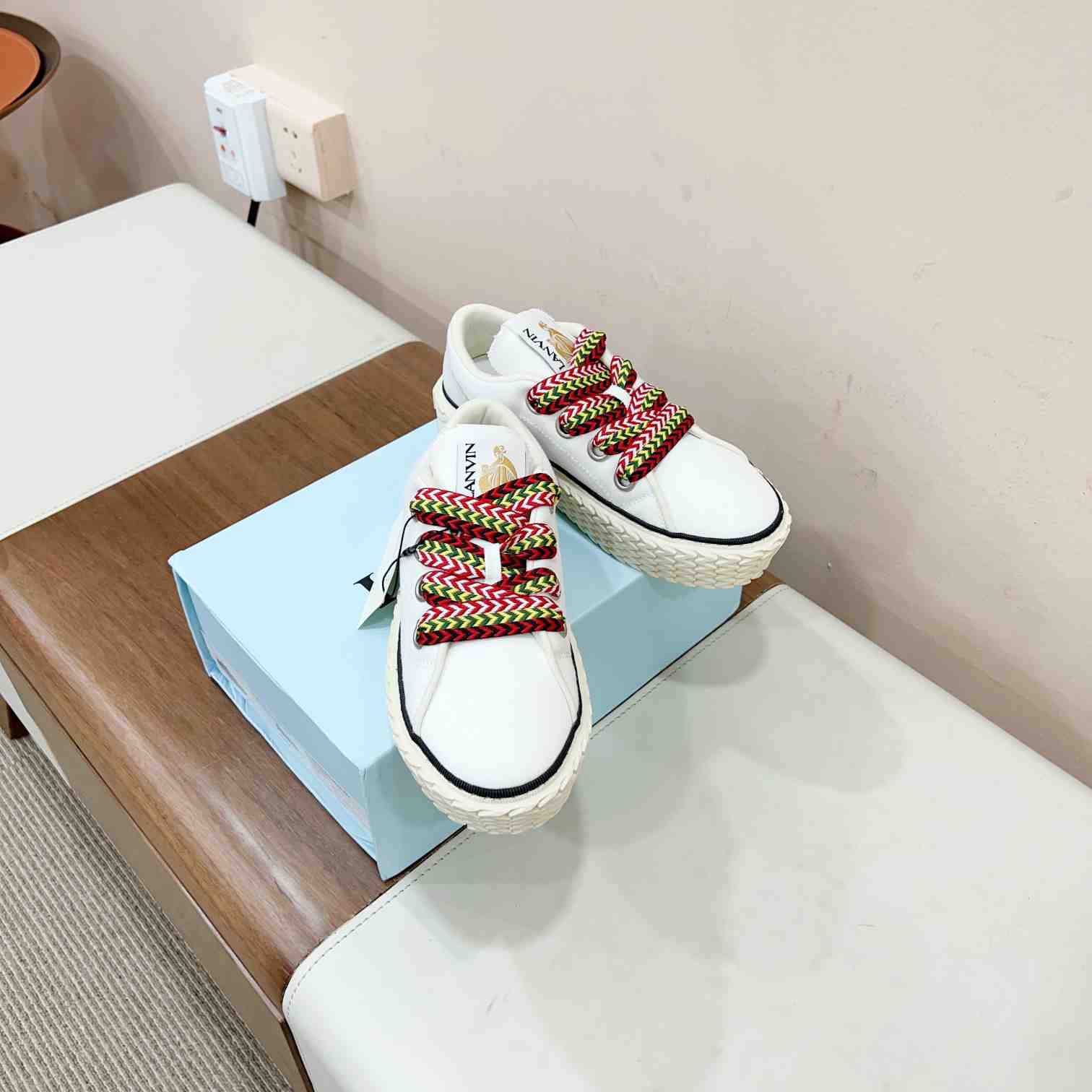 Lanvin Low-top Lace-up Sneakers - FashionPlug