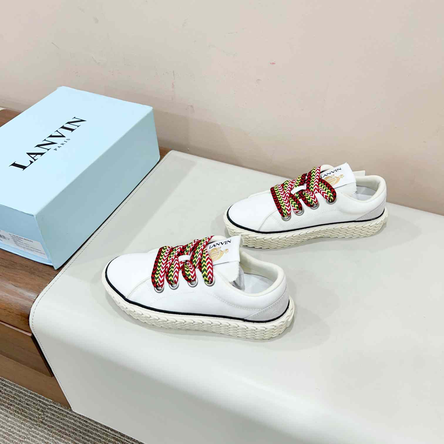 Lanvin Low-top Lace-up Sneakers - FashionPlug
