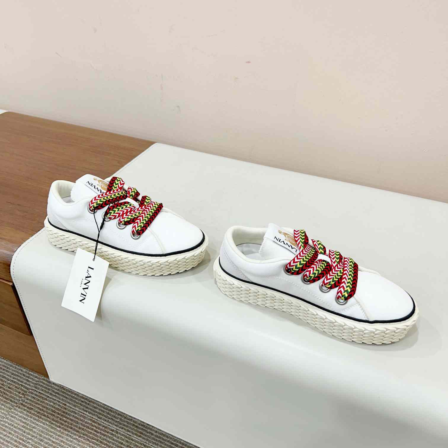 Lanvin Low-top Lace-up Sneakers - FashionPlug