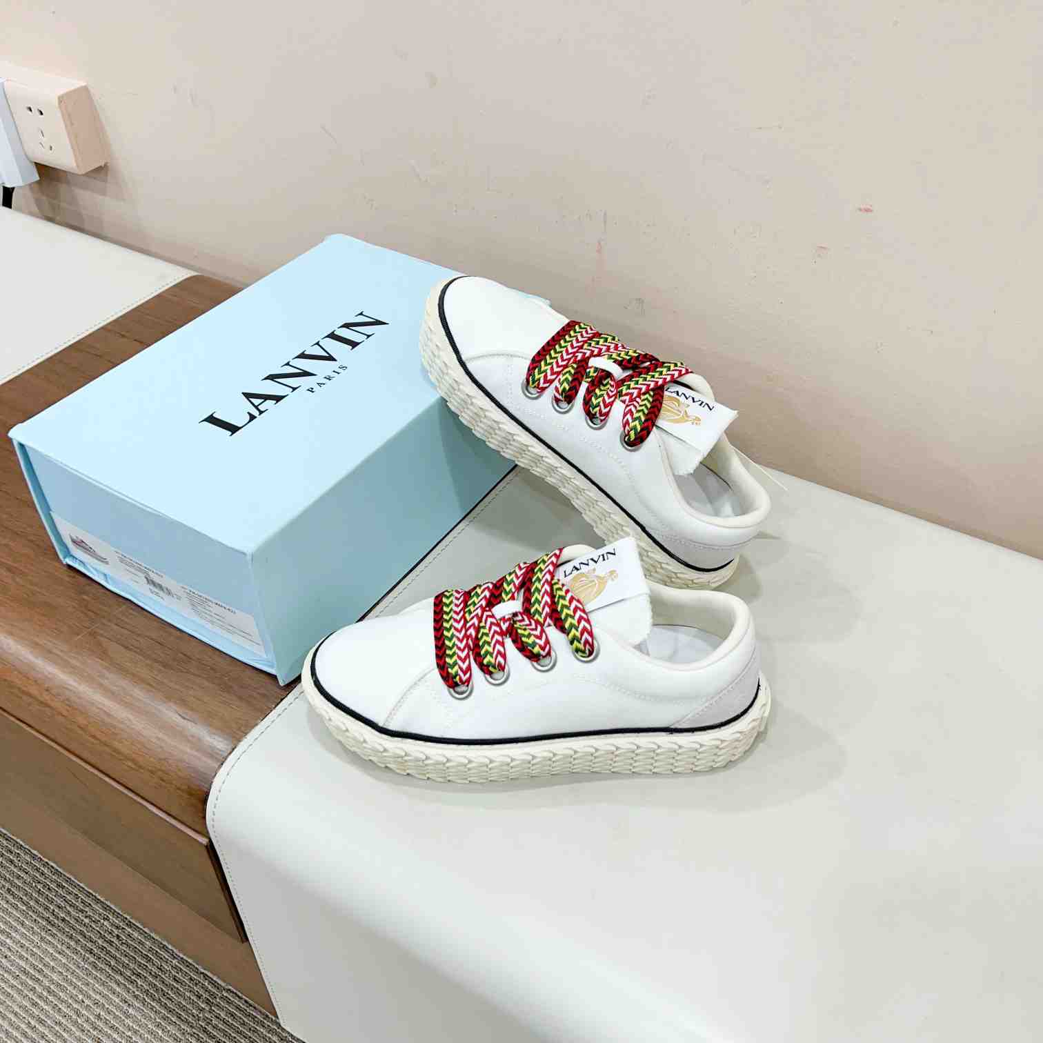 Lanvin Low-top Lace-up Sneakers - FashionPlug