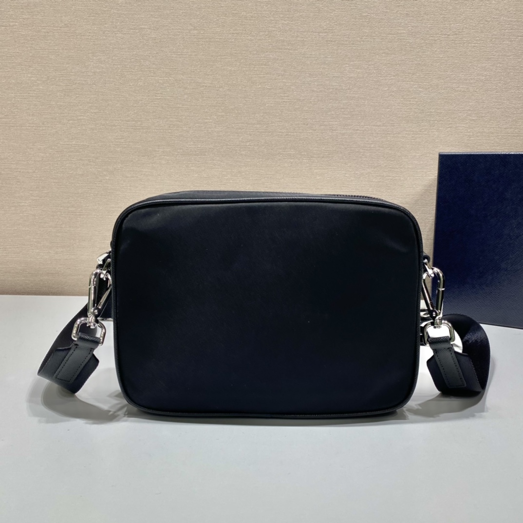 Prada Re-Nylon Saffiano Leather Shoulder Bag ( 22-16-5cm) - FashionPlug