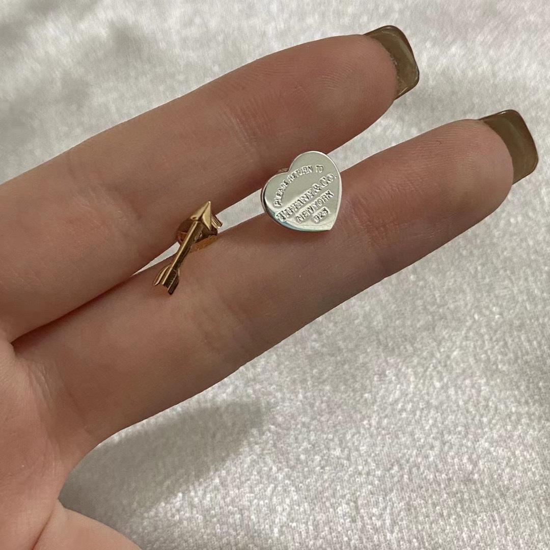 Tiffany&CO Lovestruck Heart Tag & Arrow Earrings - FashionPlug