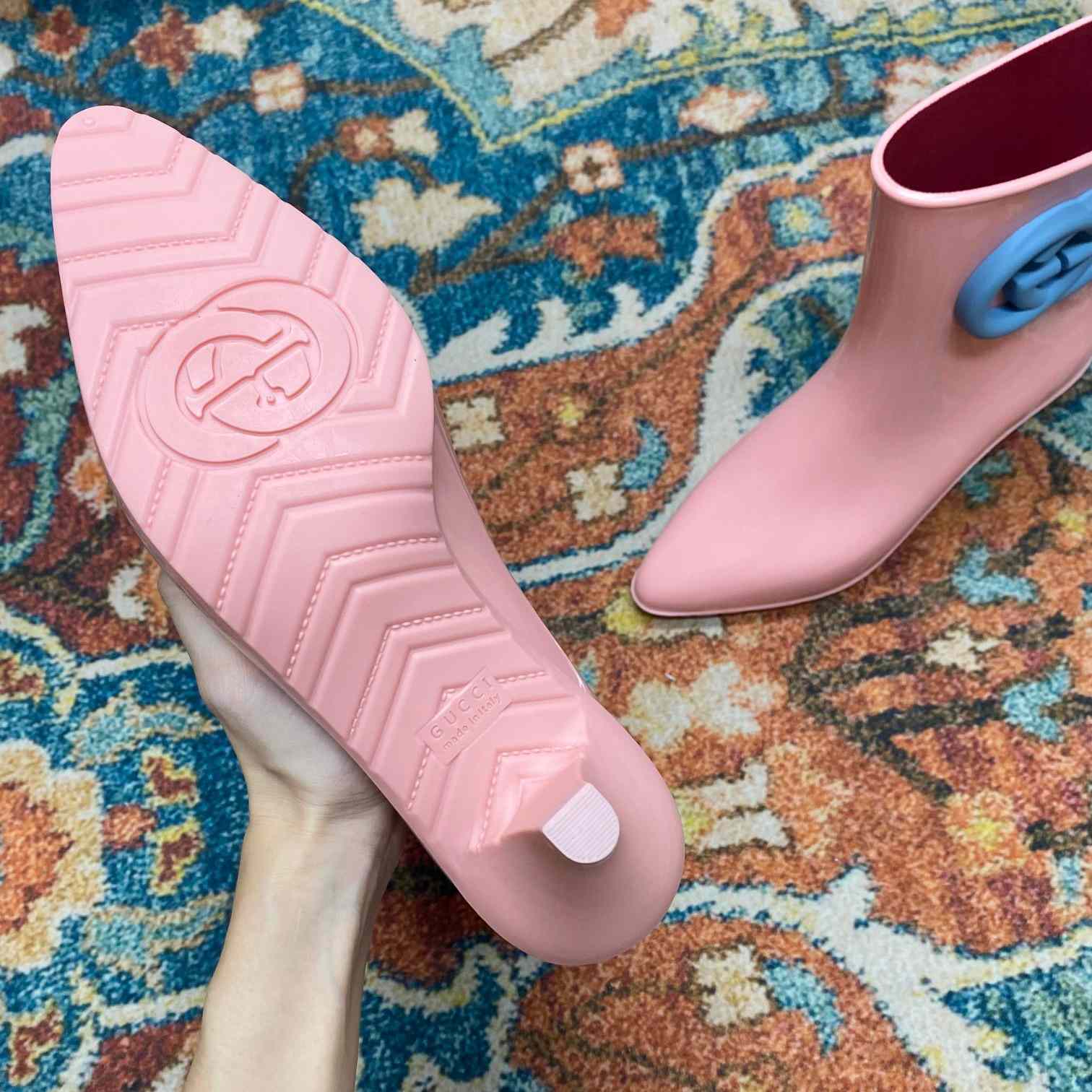 Gucci Women's Interlocking G Ankle Boot - FashionPlug