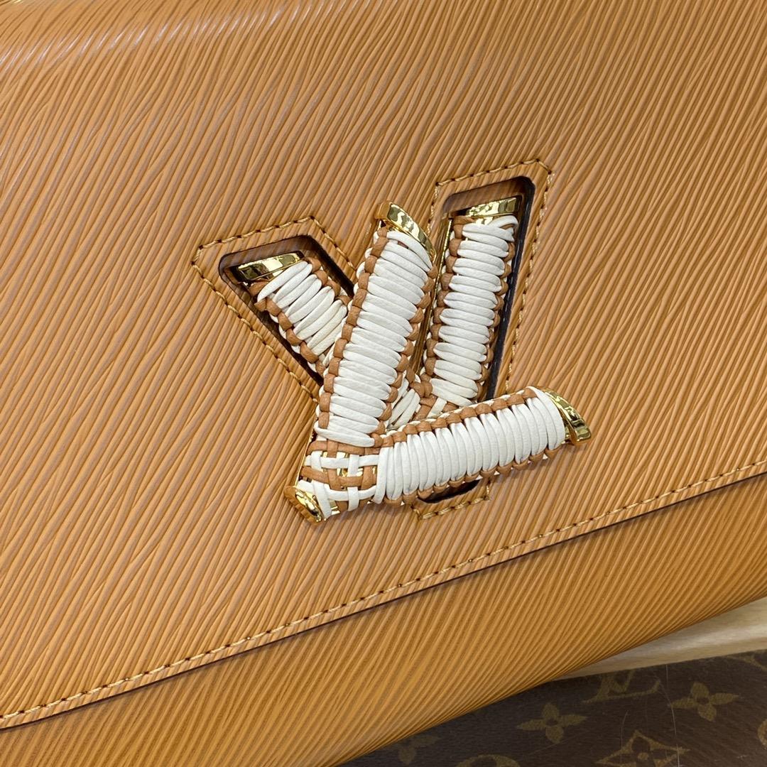 Louis Vuitton Twist MM Gold Honey Epi (23*17*9.5cm)      M22229 - FashionPlug