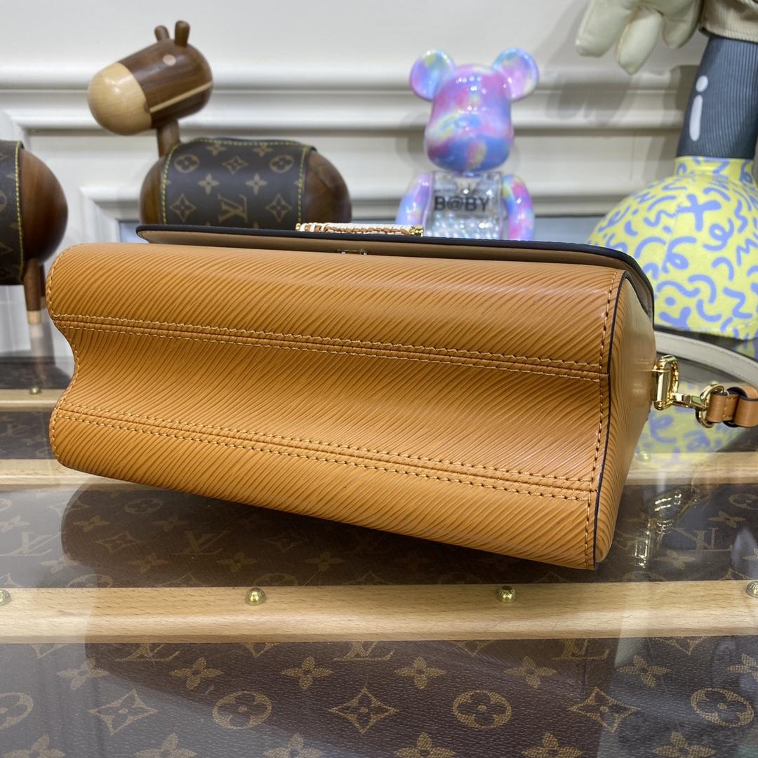 Louis Vuitton Twist MM Gold Honey Epi (23*17*9.5cm)      M22229 - FashionPlug