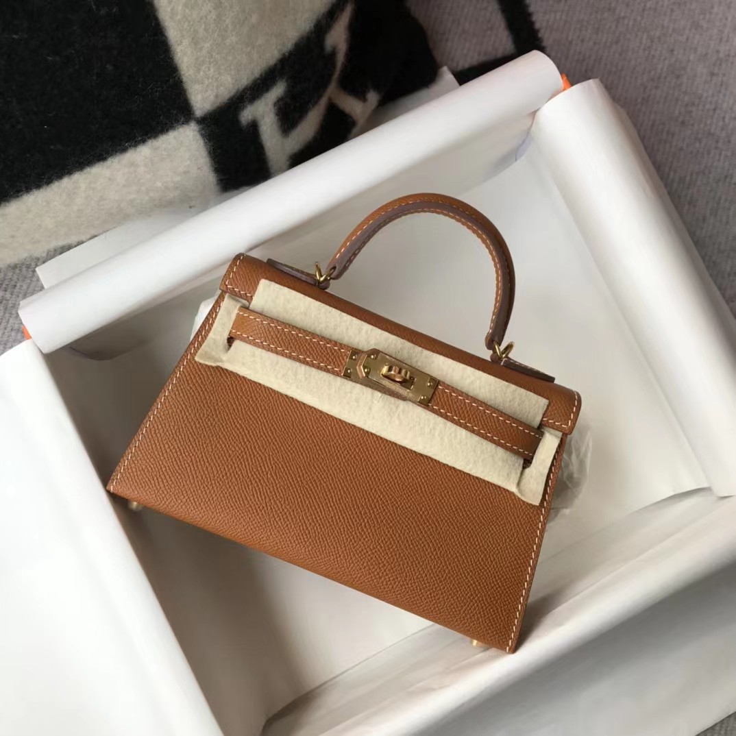 Hermes Kelly Handbag  (19-13-6.5cm) - FashionPlug
