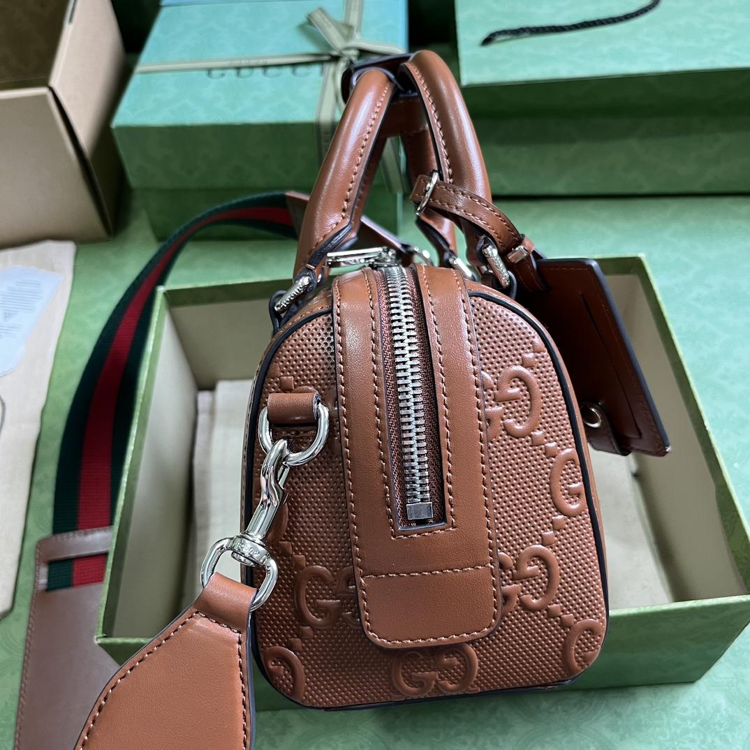 Gucci Jumbo GG Mini Duffle Bag (22-15-12.5cm) - FashionPlug