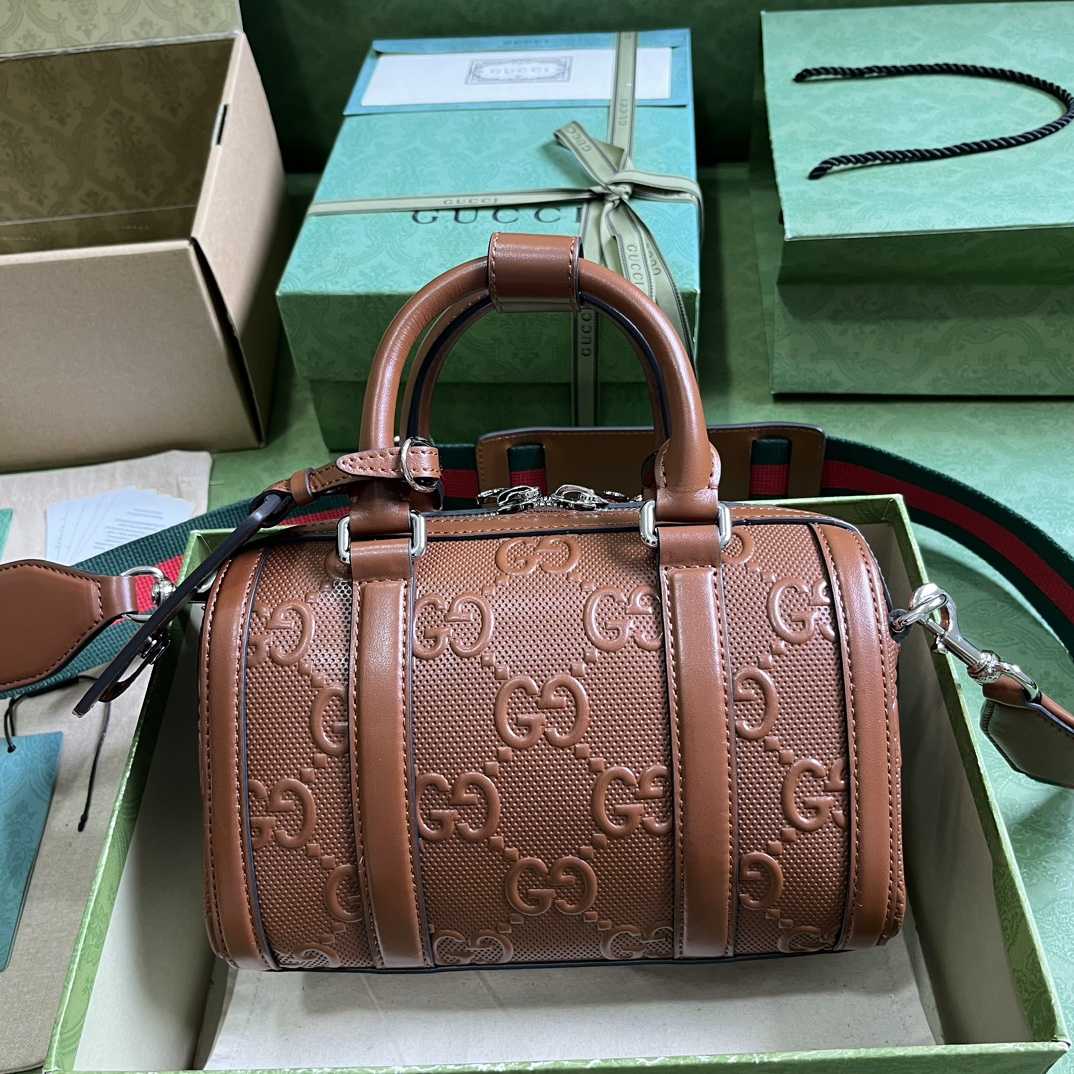 Gucci Jumbo GG Mini Duffle Bag (22-15-12.5cm) - FashionPlug
