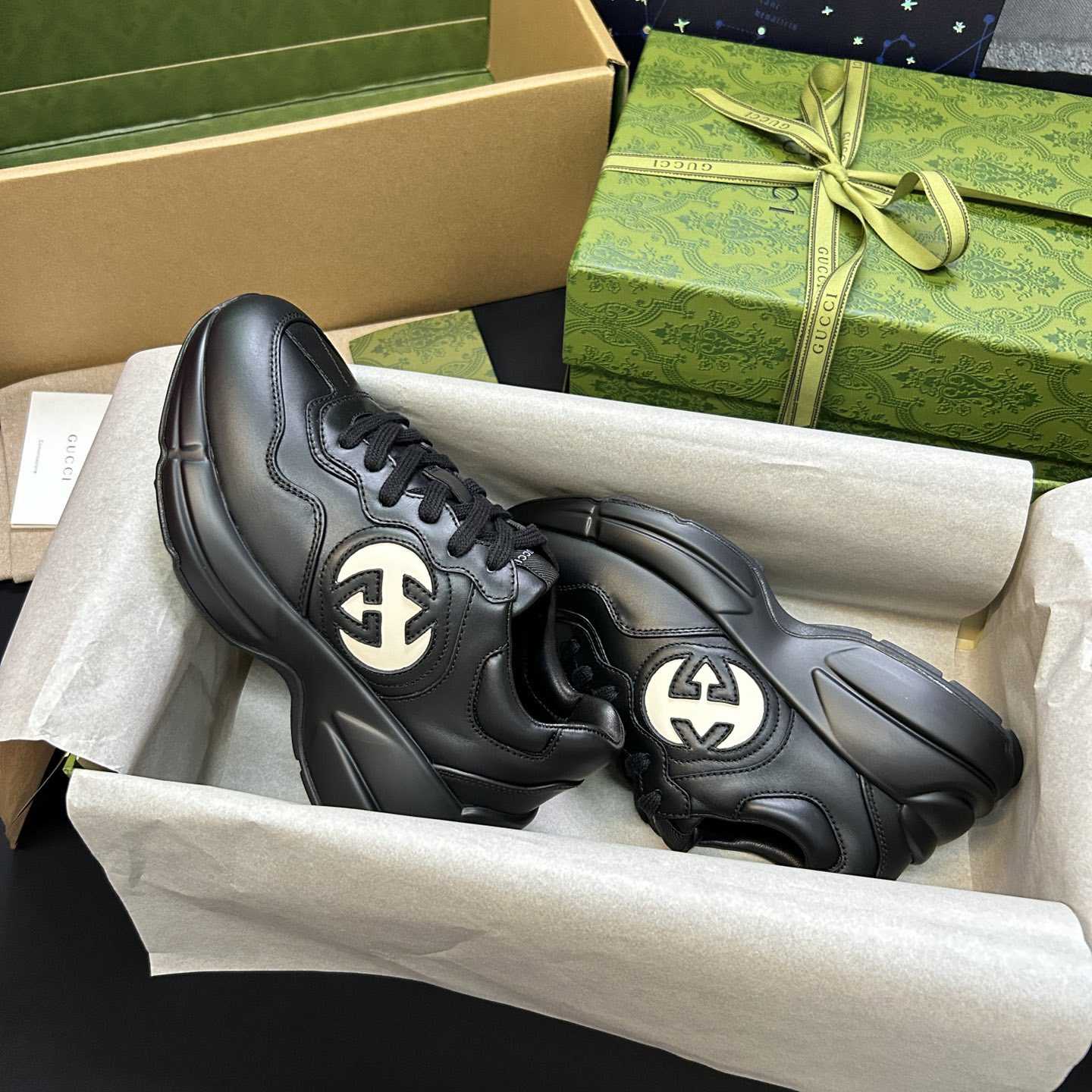 Gucci Rhyton Sneaker(upon uk size) - FashionPlug