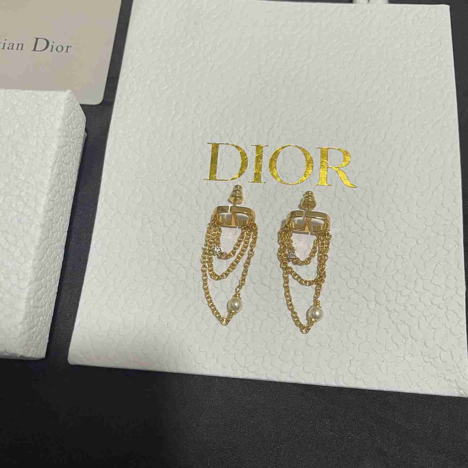 Dior Petit CD Earrings  - FashionPlug