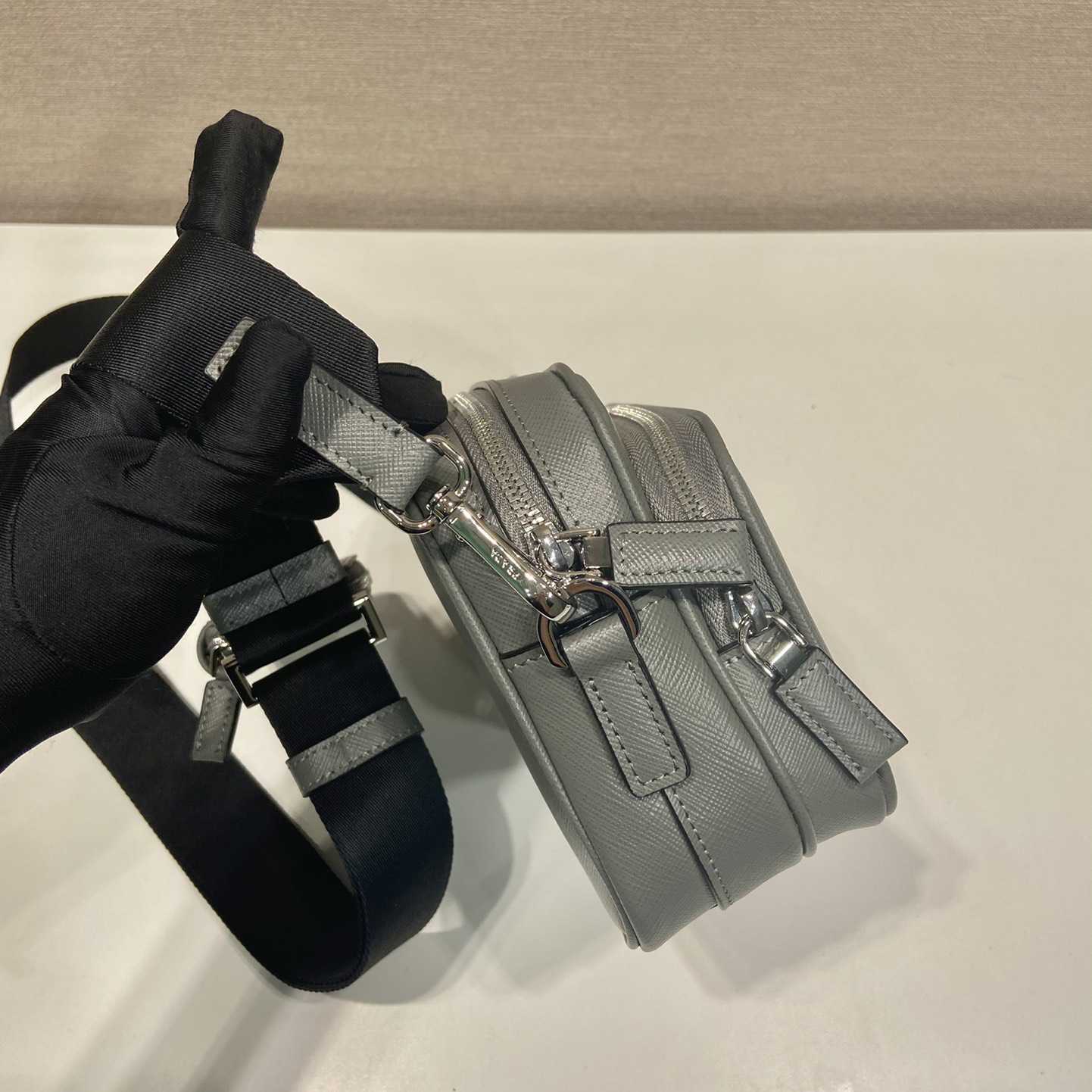 Prada Saffiano Leather Shoulder Bag - FashionPlug