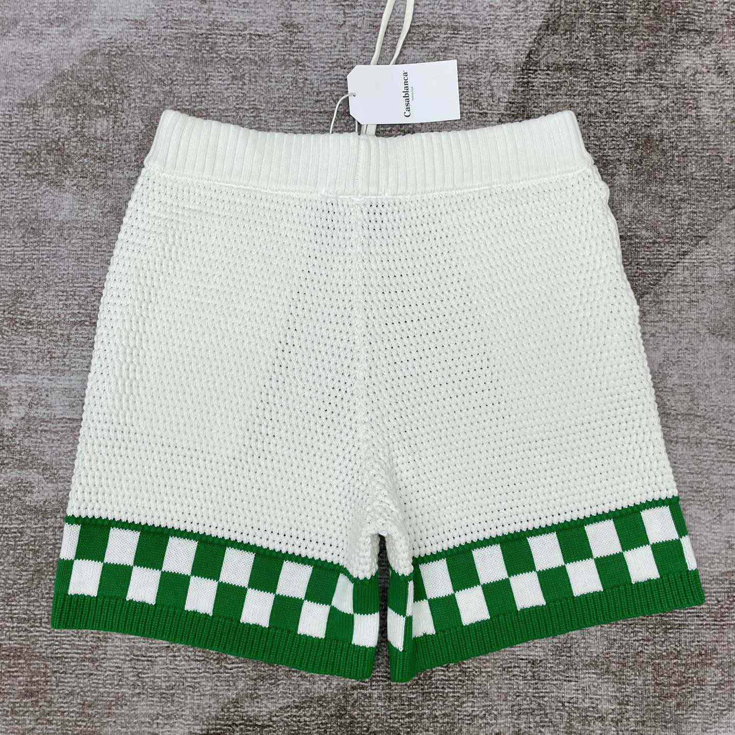 Casablanca Cotton Crochet Shorts - FashionPlug