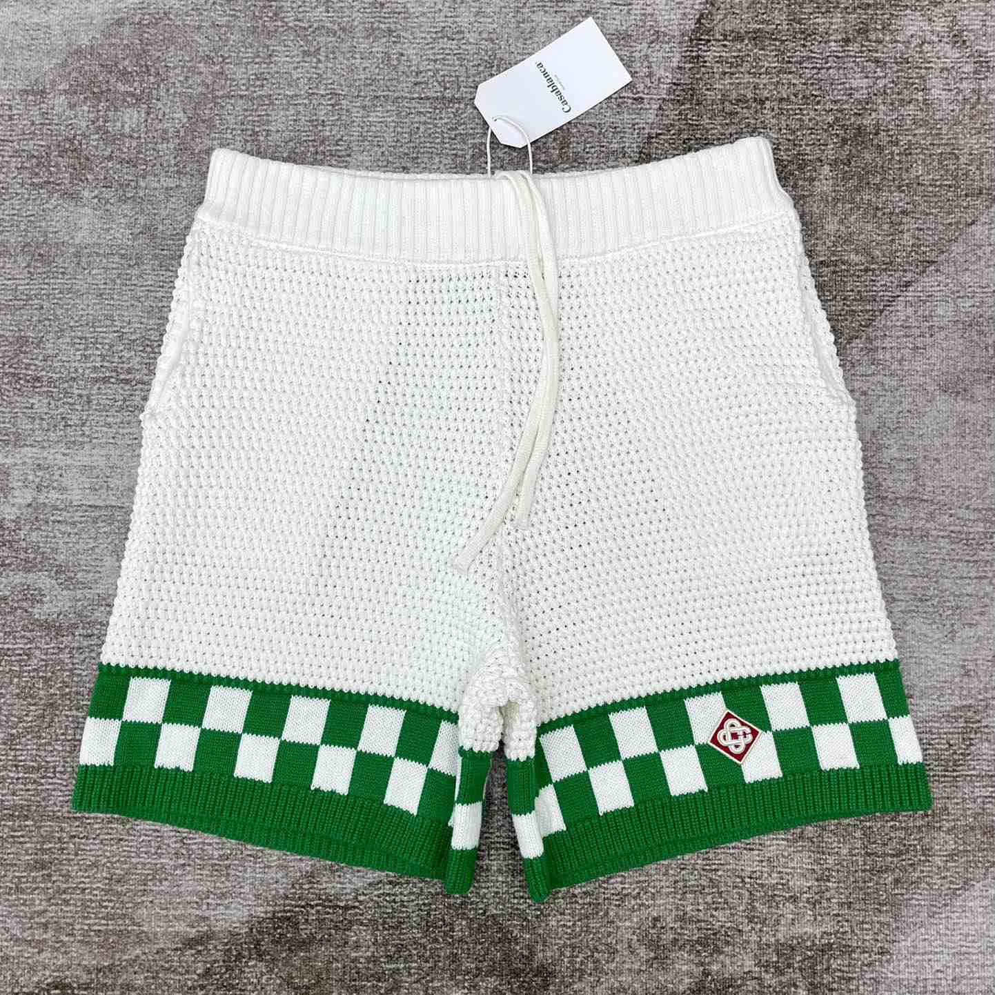 Casablanca Cotton Crochet Shorts - FashionPlug