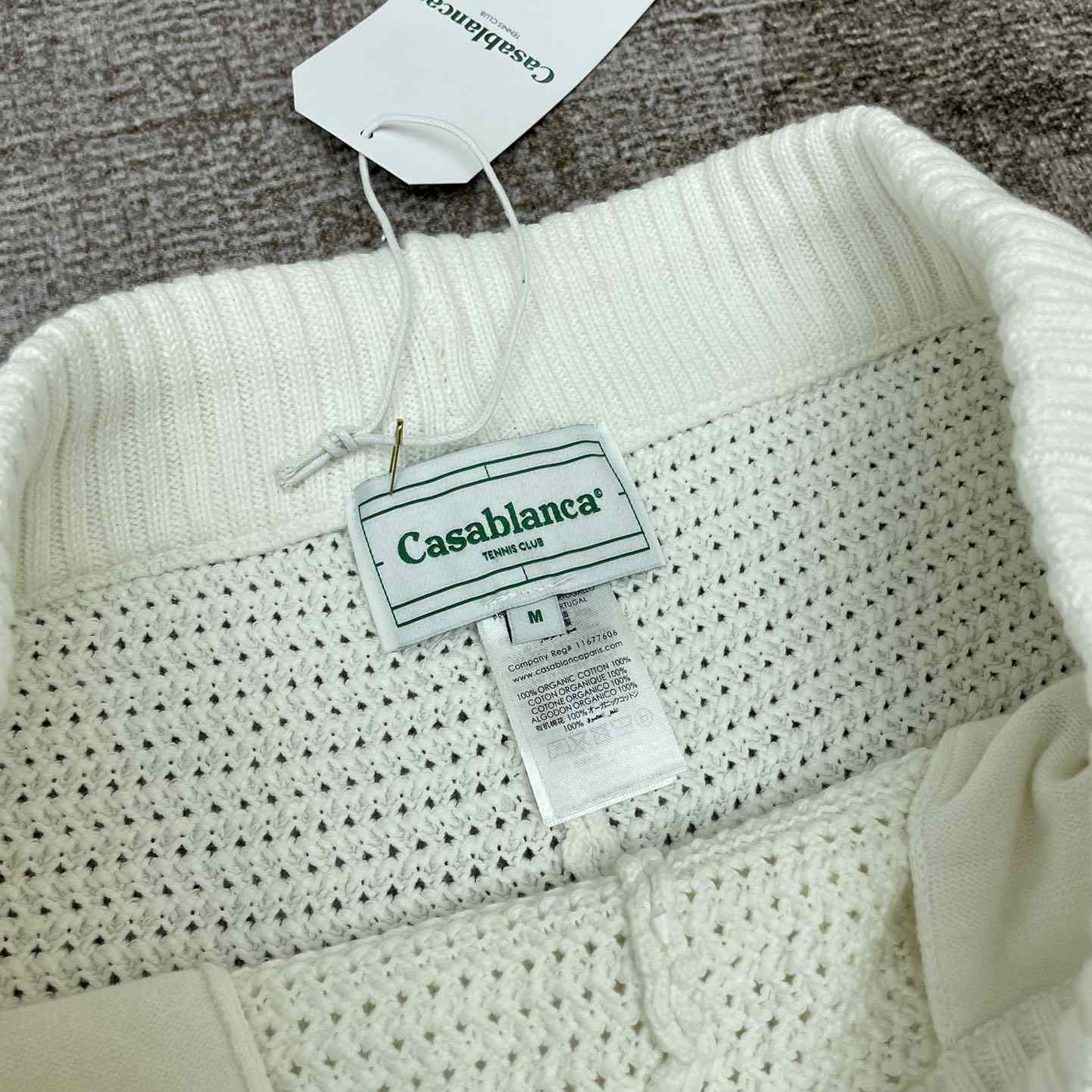 Casablanca Cotton Crochet Shorts - FashionPlug