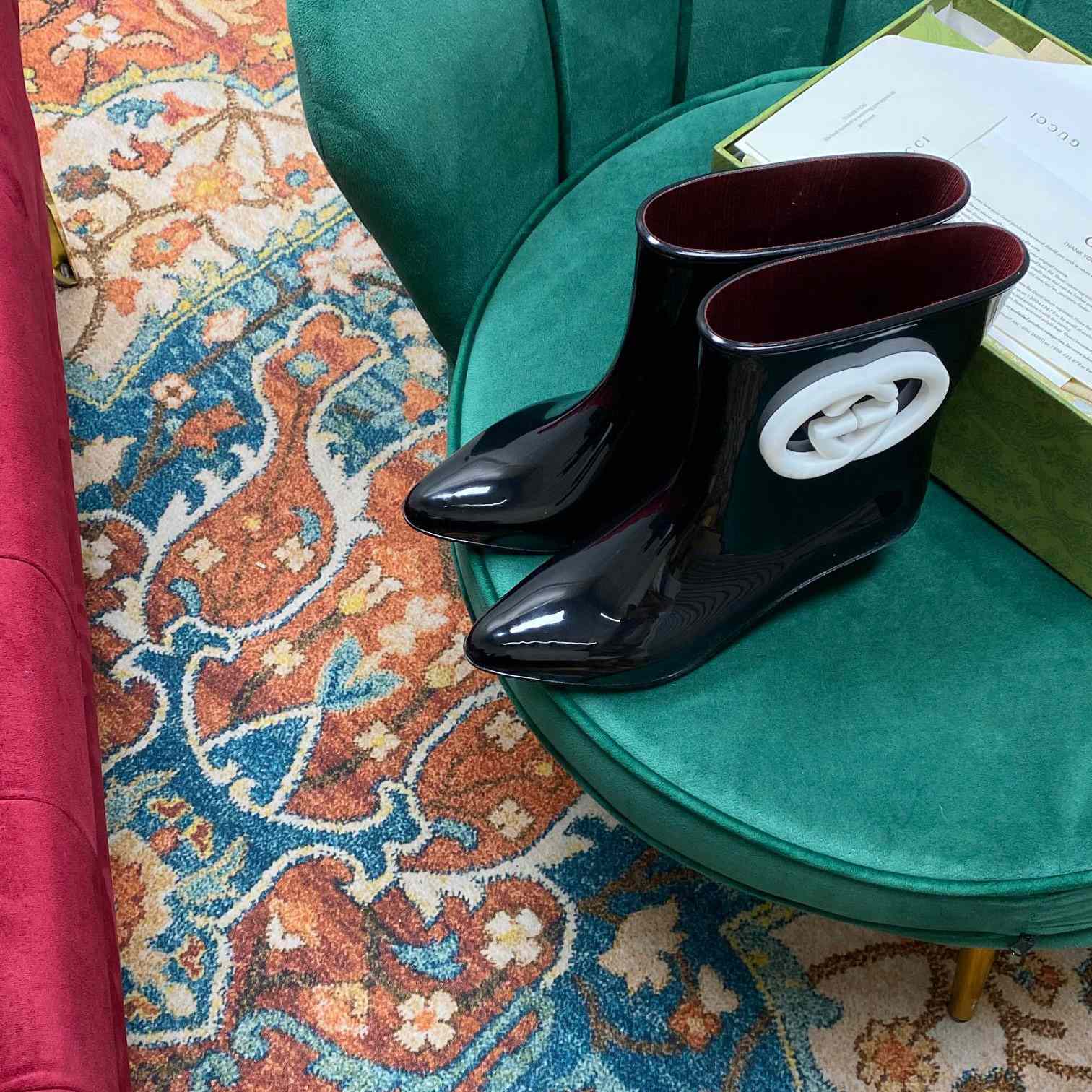 Gucci Women's Interlocking G Ankle Boot - FashionPlug