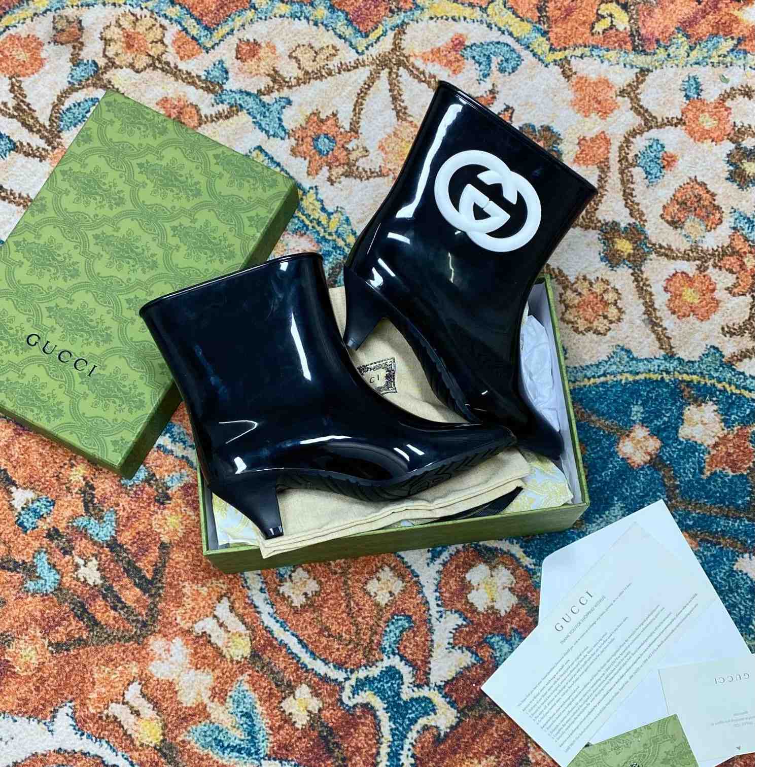 Gucci Women's Interlocking G Ankle Boot - FashionPlug