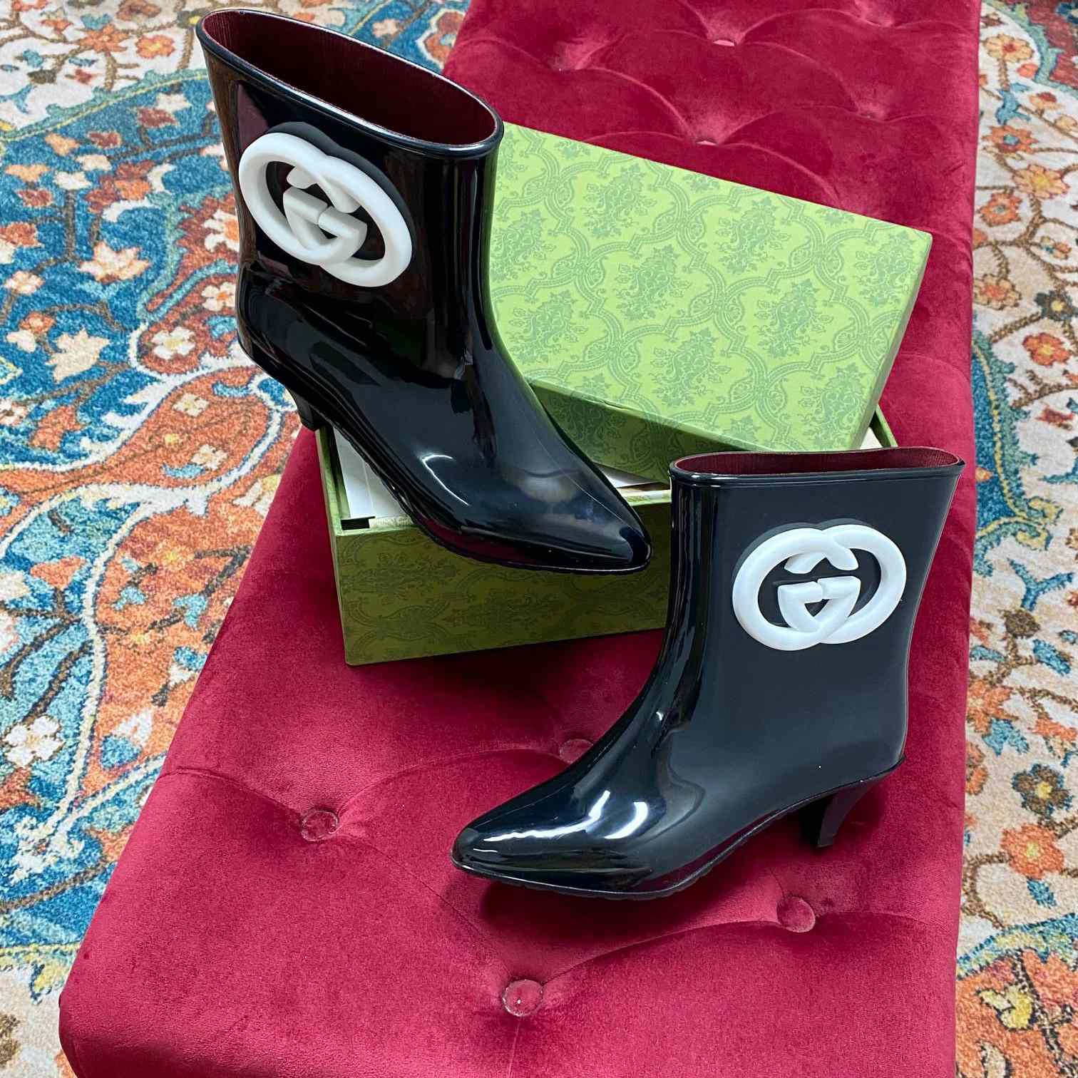 Gucci Women's Interlocking G Ankle Boot - FashionPlug