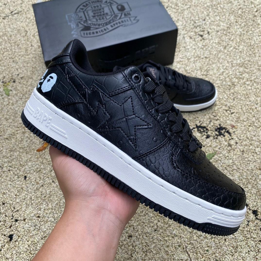 Neighborhood x A Bathing Ape Sta Sneaker    1J23-191-901 - FashionPlug