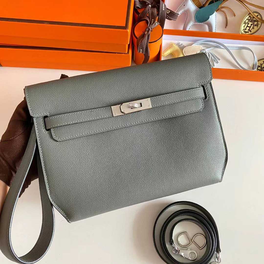 Hermes Kelly Dépêches Leather Bag (25-19-5cm) - FashionPlug