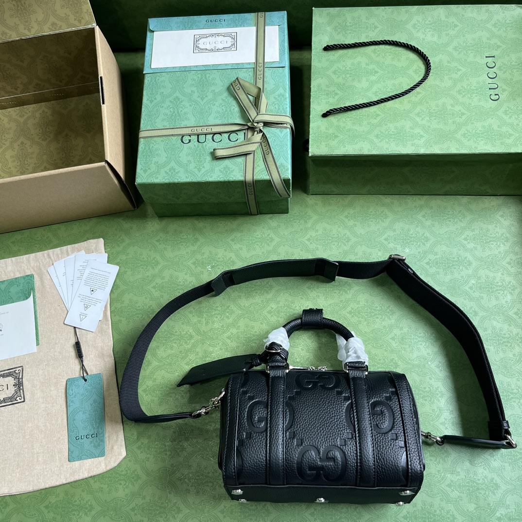 Gucci Jumbo GG Mini Duffle Bag (22-15-12.5cm) - FashionPlug