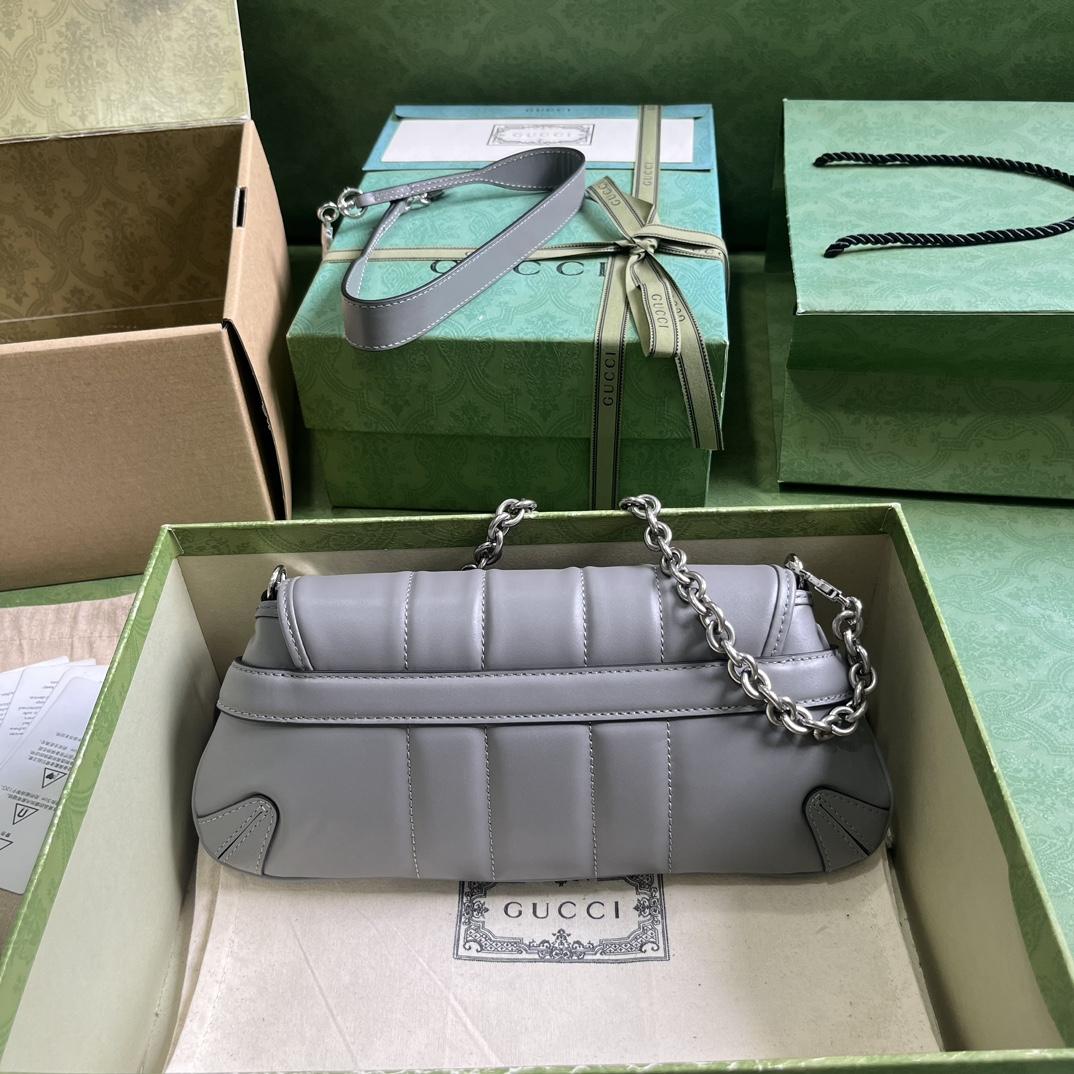 Gucci Horsebit Chain Small Shoulder Bag (27x 11.5x 5cm) - FashionPlug