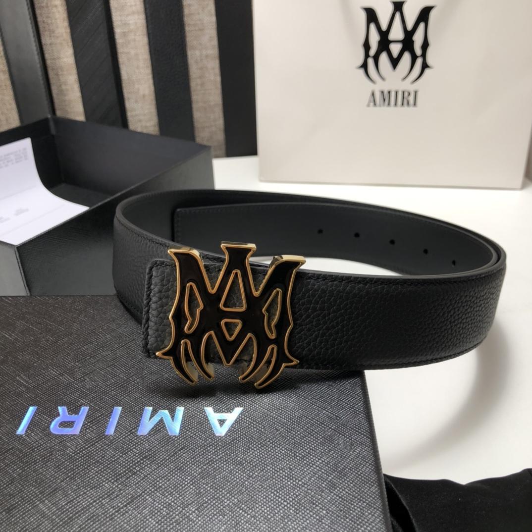 Amiri Ma Leather Belt - FashionPlug