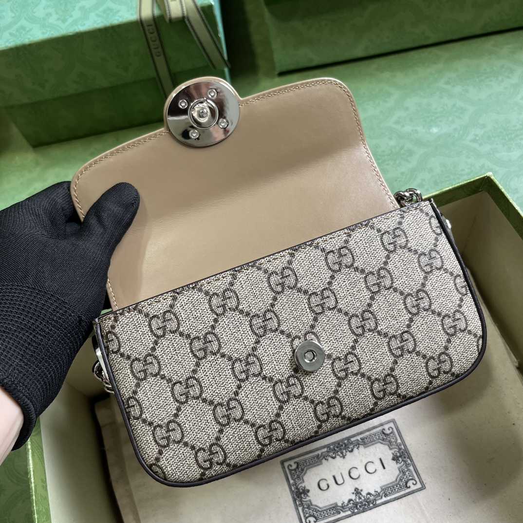 Gucci Petite GG Mini Bag (10x 18.5x 4cm) - FashionPlug