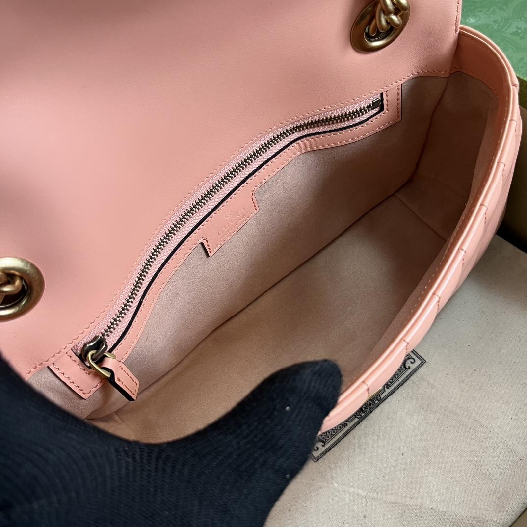 Gucci GG Marmont Small Shoulder Bag(26*15*7cm)   - FashionPlug