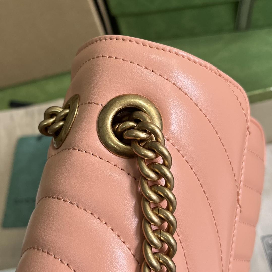 Gucci GG Marmont Small Shoulder Bag(26*15*7cm)   - FashionPlug