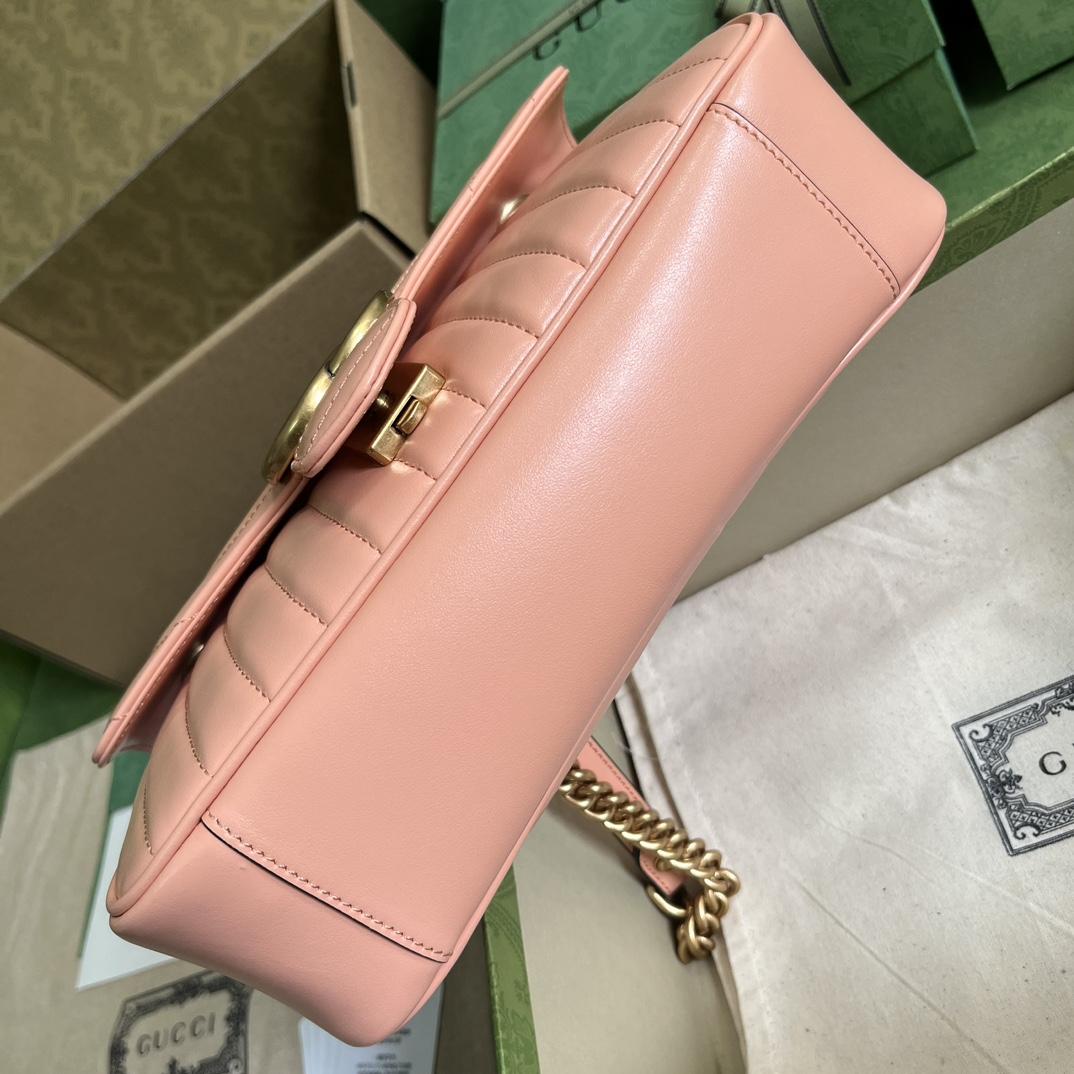 Gucci GG Marmont Small Shoulder Bag(26*15*7cm)   - FashionPlug