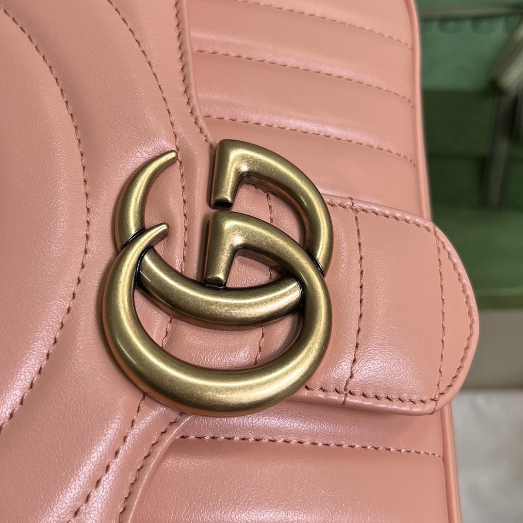 Gucci GG Marmont Small Shoulder Bag(26*15*7cm)   - FashionPlug