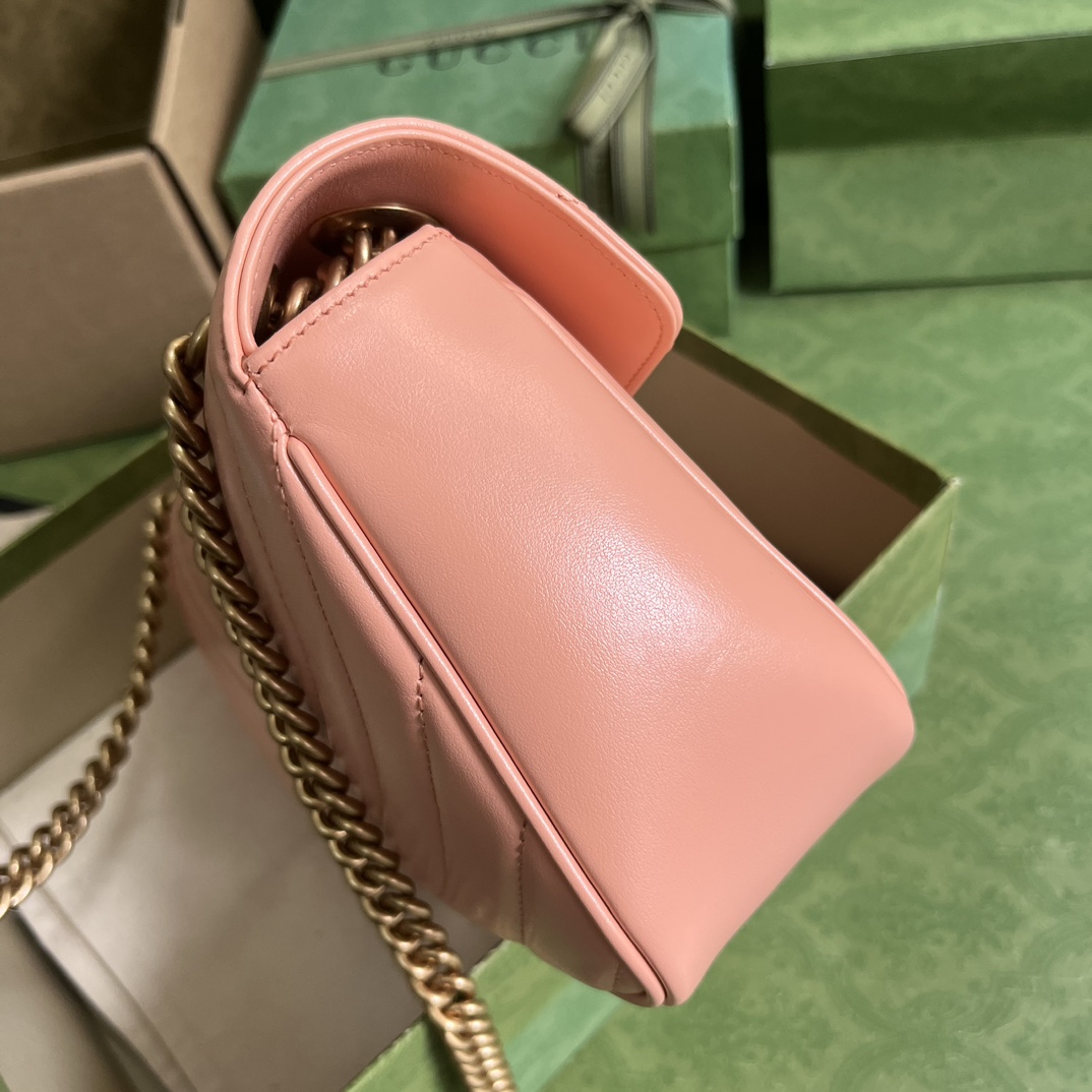 Gucci GG Marmont Small Shoulder Bag(26*15*7cm)   - FashionPlug