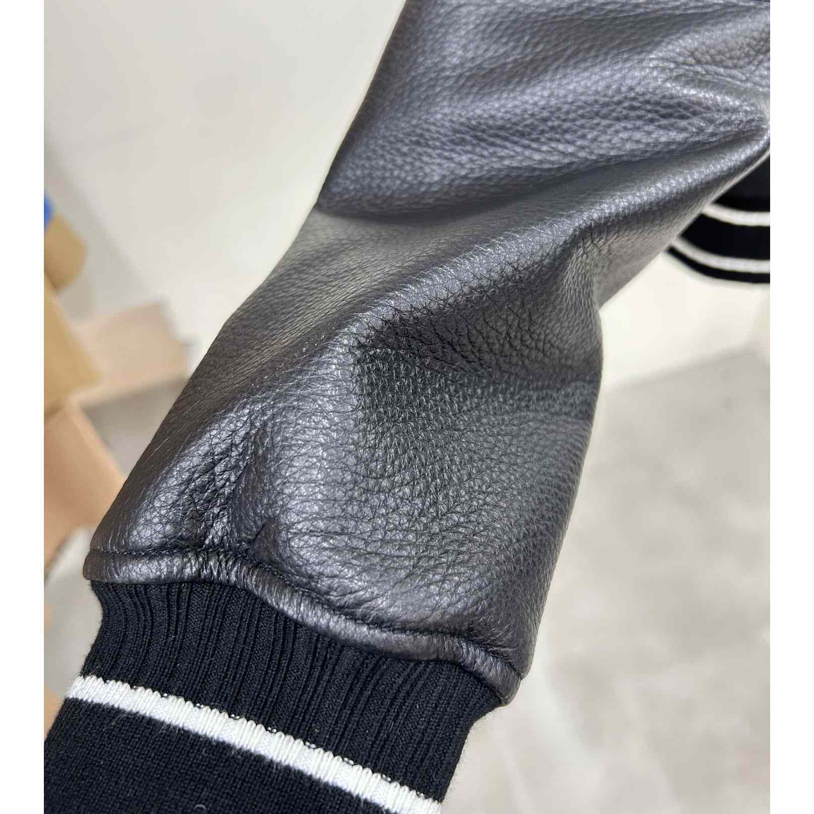 Givenchy Black Cropped Varsity Jacket - FashionPlug