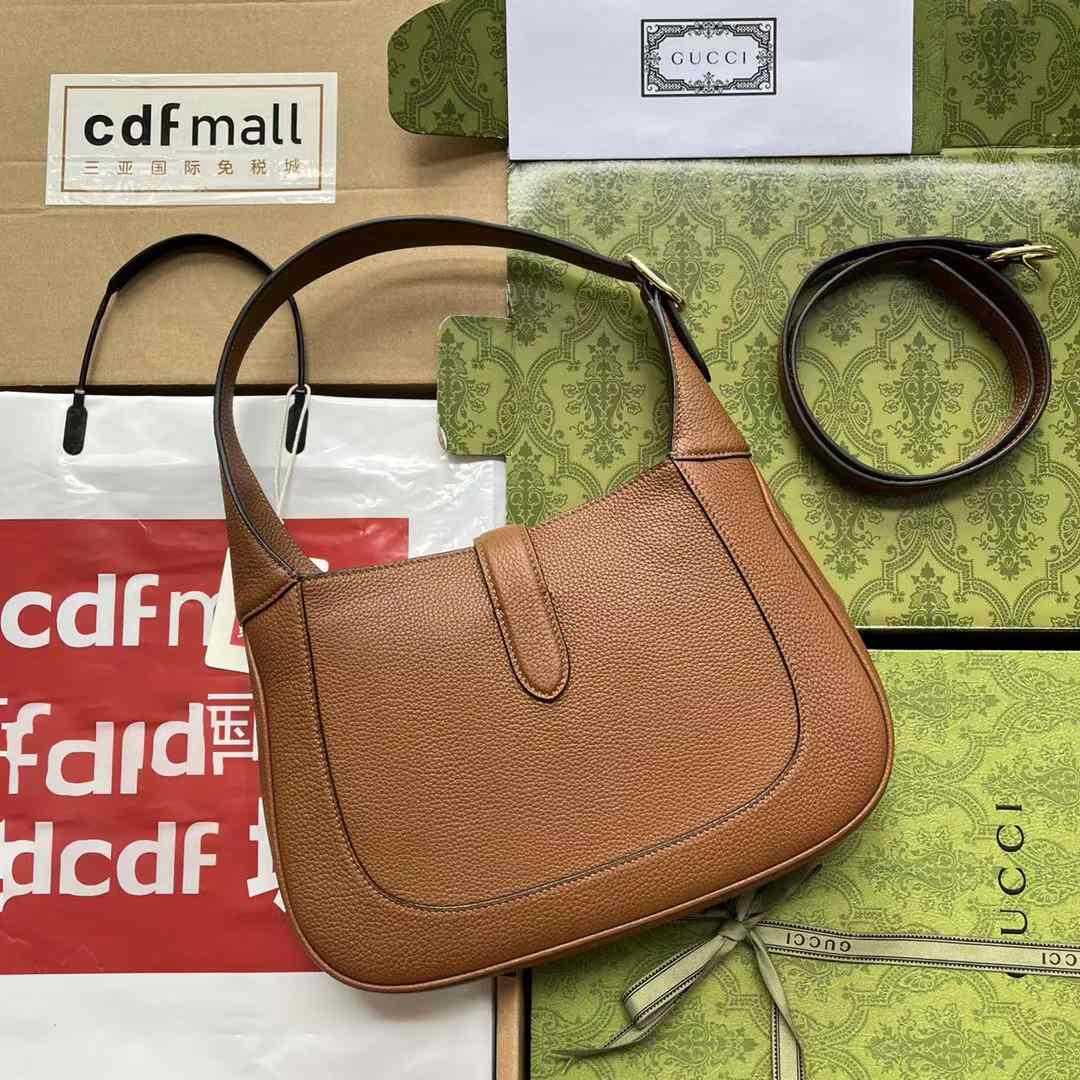 Gucci Jackie 1961 Small Natural Grain Bag(27.5-19-4.5cm) - FashionPlug