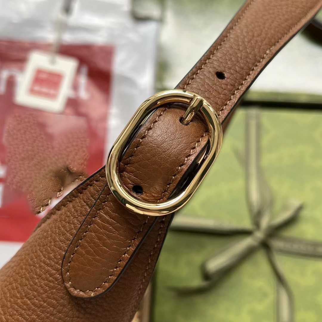 Gucci Jackie 1961 Small Natural Grain Bag(27.5-19-4.5cm) - FashionPlug