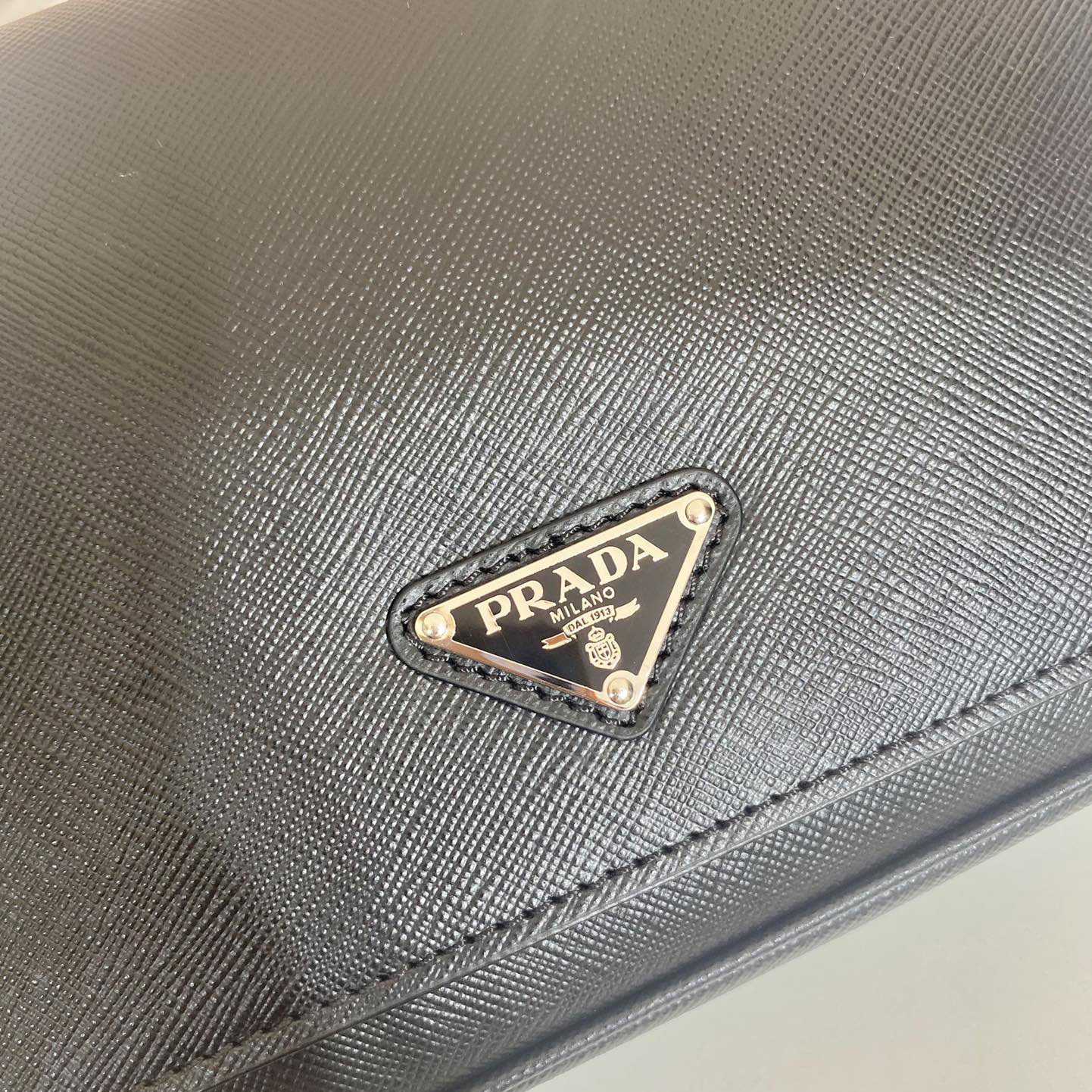 Prada Saffiano Leather Shoulder Bag - FashionPlug