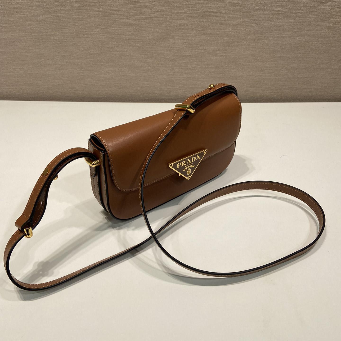 Prada Leather Shoulder Bag - FashionPlug