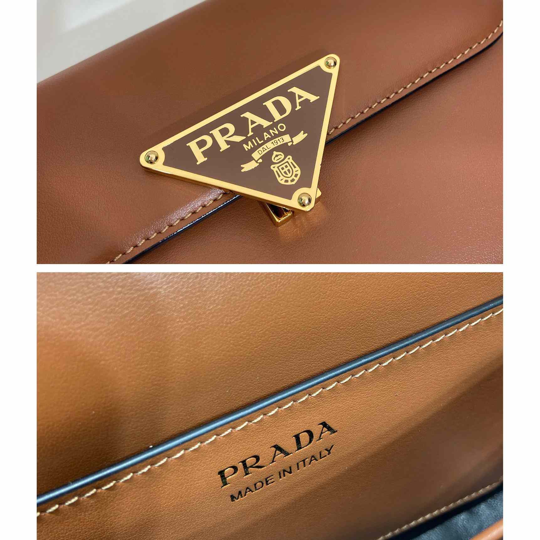 Prada Leather Shoulder Bag - FashionPlug