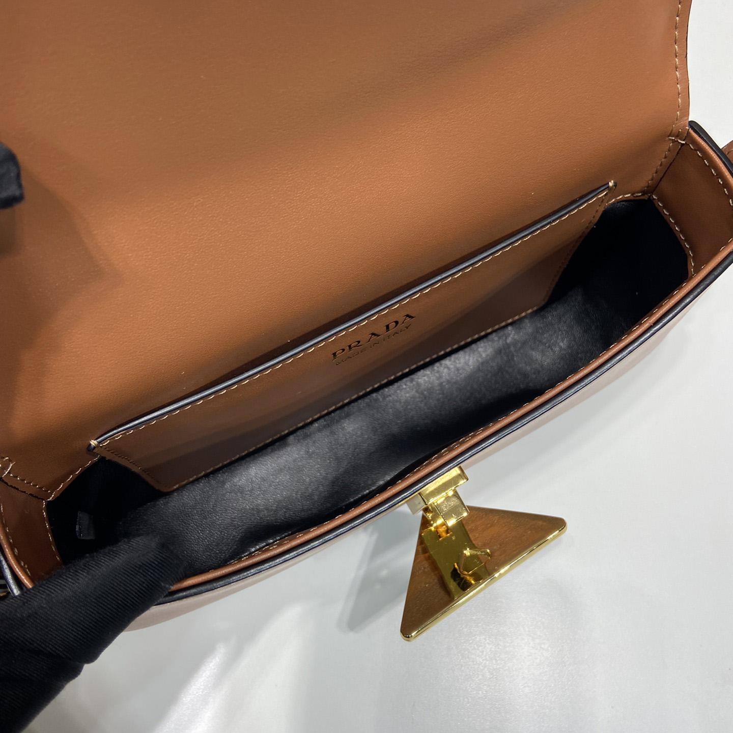 Prada Leather Shoulder Bag - FashionPlug