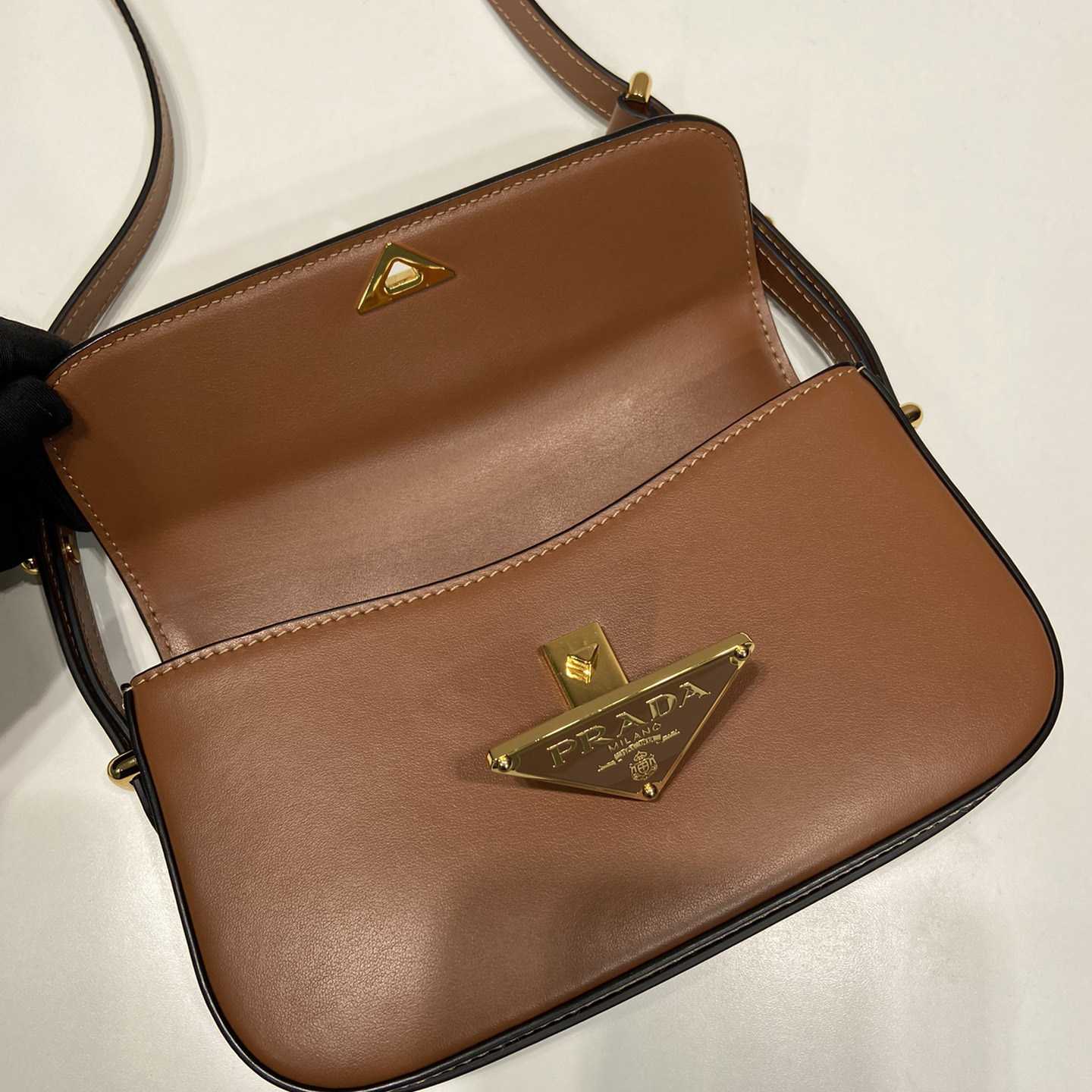 Prada Leather Shoulder Bag - FashionPlug