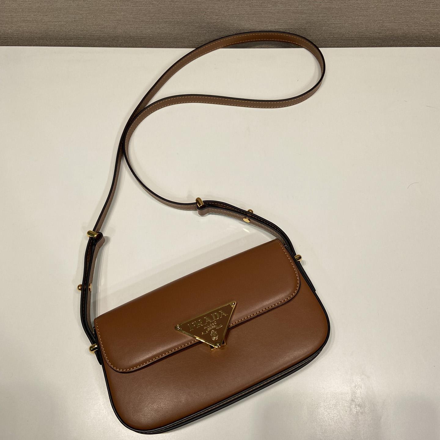 Prada Leather Shoulder Bag - FashionPlug