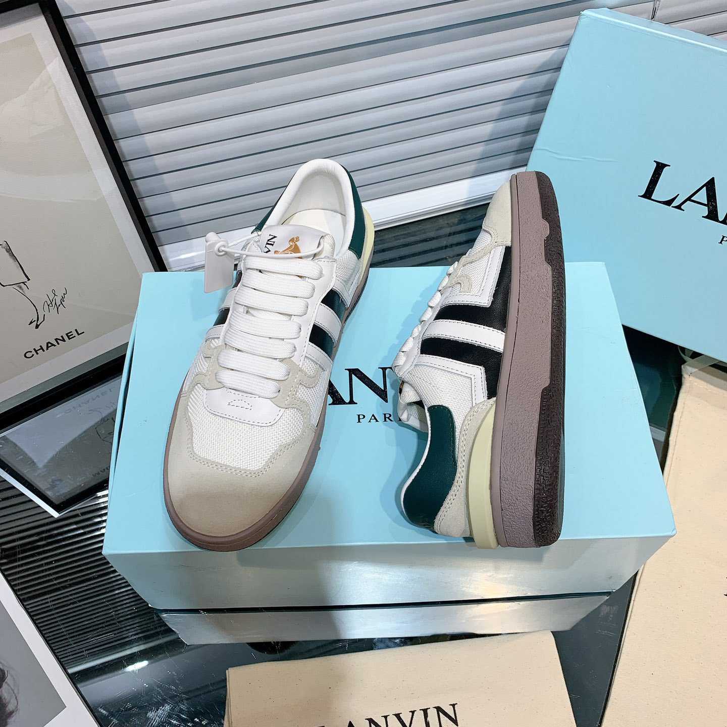 Lanvin Clay Low-Top Sneakers - FashionPlug