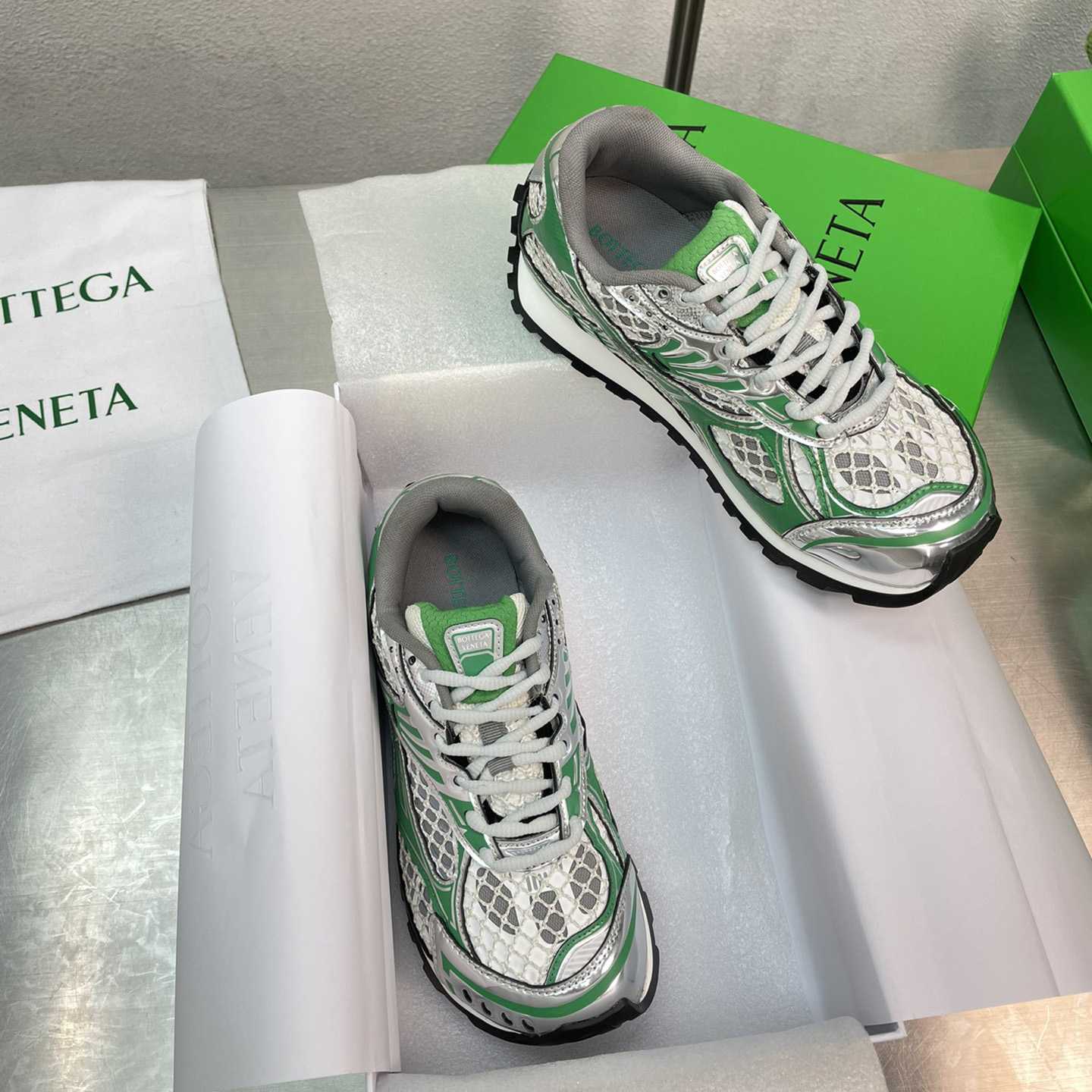 Bottega Veneta Orbit Sneaker - FashionPlug