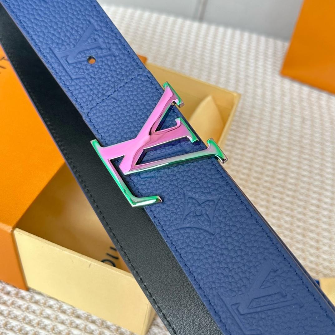 Louis Vuitton LV Initials 40mm Reversible Belt   M8260U - FashionPlug