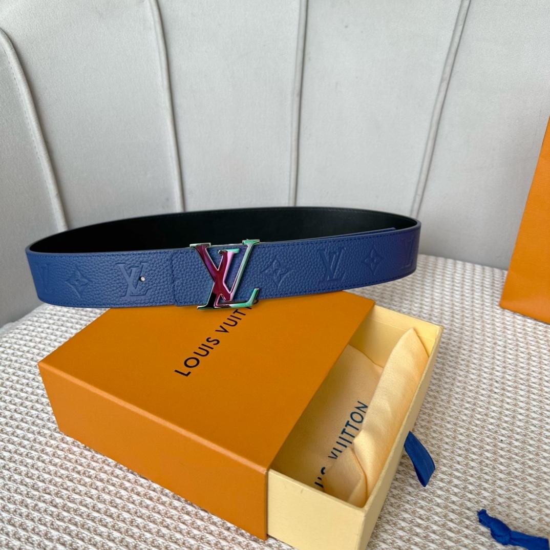 Louis Vuitton LV Initials 40mm Reversible Belt   M8260U - FashionPlug